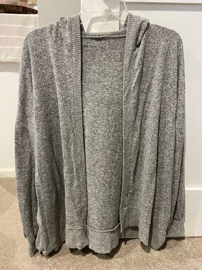 American Eagle Soft & Sexy Plush Hooded Cardigan